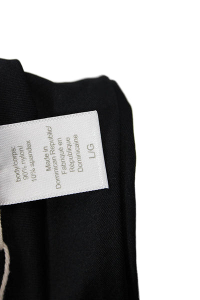 Eberjey Womens So Solid Annia Bottoms - Black Size L