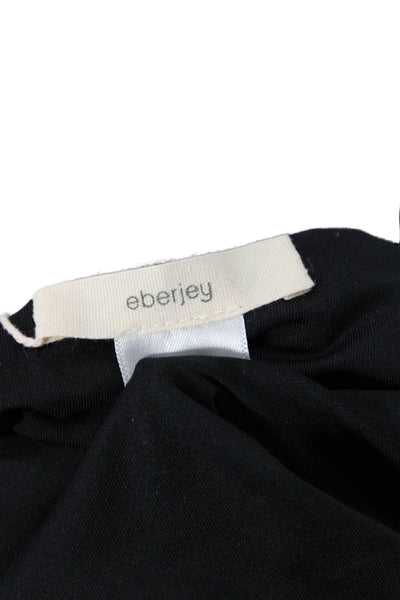 Eberjey Womens So Solid Annia Bottoms - Black Size L