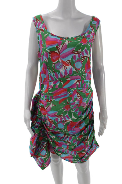 RHODE Womens Tilda Dress - White Fleur Tropicale Size 12