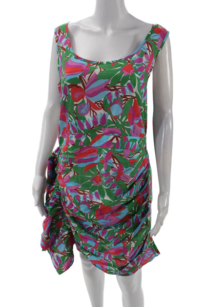 RHODE Womens Tilda Dress - White Fleur Tropicale Size 12