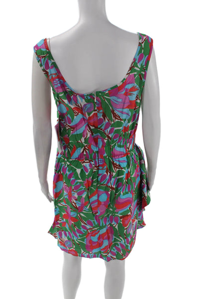 RHODE Womens Tilda Dress - White Fleur Tropicale Size 12