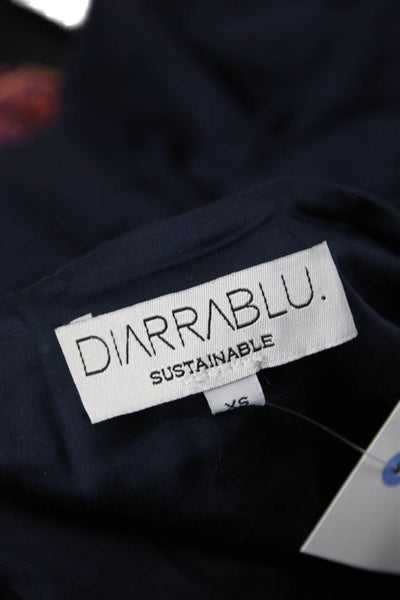 DIARRABLU Womens Lyla Dress - Solid Navy Size XS