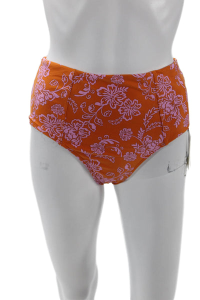 XIRENA Womens Serena Bikini Bottoms - Tropicana Orange Size S