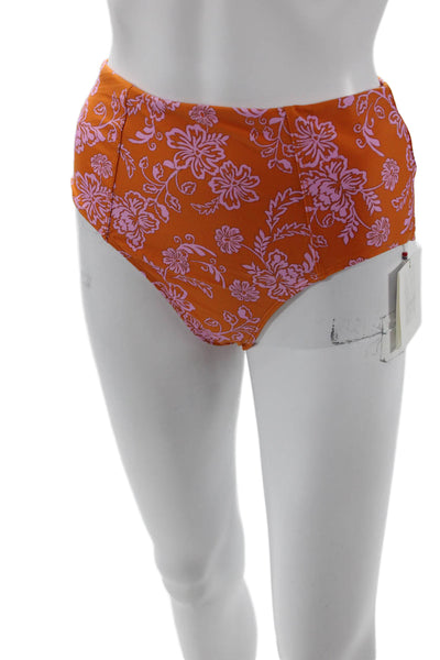 XIRENA Womens Serena Bikini Bottoms - Tropicana Orange Size S