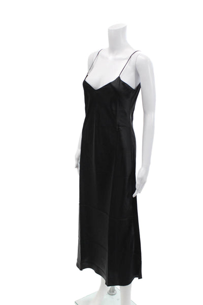 DANNIJO Womens Midi Slip Dress - Noir Size XS