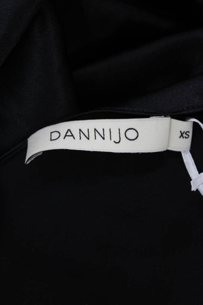 DANNIJO Womens Midi Slip Dress - Noir Size XS