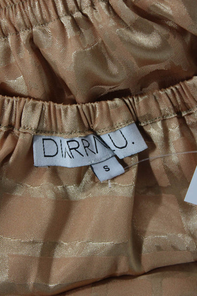 DIARRABLU Womens Naka Top - Dhaw Gold Size S