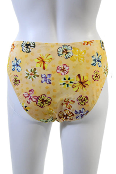 Ulla Johnson Womens Dani Bikini Bottoms - Daffodil Size XL