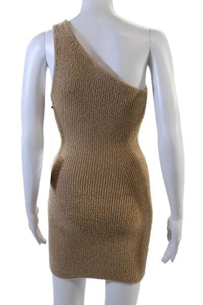 WARDROBE.NYC Womens HB Mini Dress - Beige Size XS