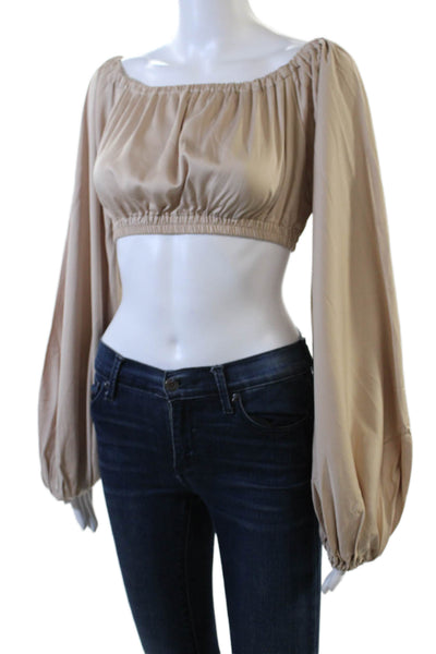DIARRABLU Womens Naka Top - Solid Cream Size M