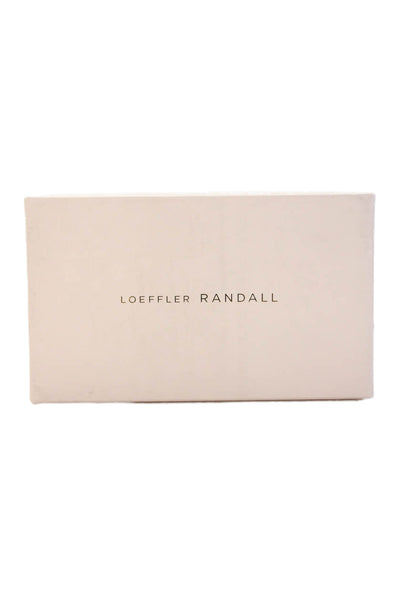 Loeffler Randall Womens Penny Pleated Bow Sandals - Gold Size 5.5