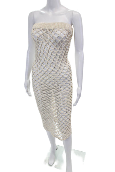 Nia Thomas Womens Mrida Skirt - Cream Size XS