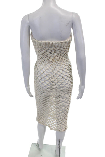 Nia Thomas Womens Mrida Skirt - Cream Size XS