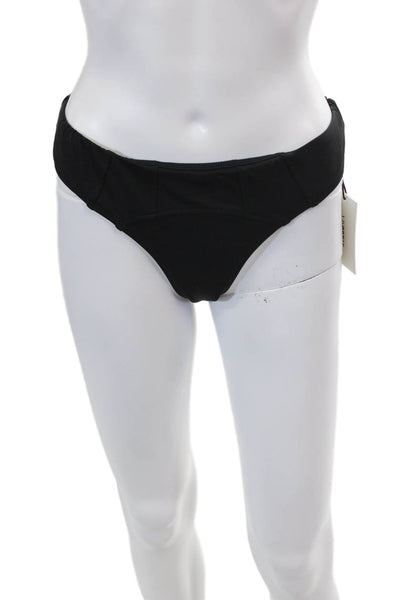 STAUD Womens Corsage Bikini Bottoms - Black Size XL