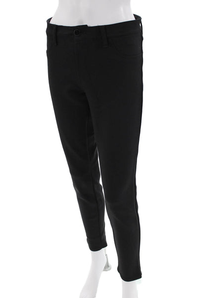 J Brand Womens Zipper Fly High Rise Straight Leg Pants Black Size 31