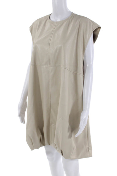 MSGM Womens Abito Dress - Light Beige Size 44