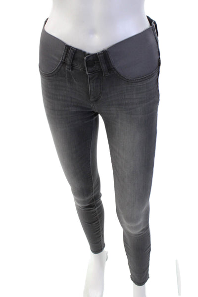 DL1961 Womens Emma Skinny Maternity Instasculpt Jeans - Overcast Size 23