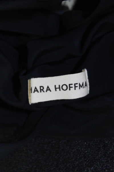 MARA HOFFMAN Womens Carla Bikini Top - Black Size 3X