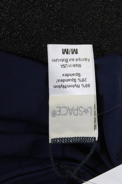 LSPACE Womens Sandy Bikini Bottoms - Midnight Blue Size M