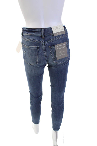 DL1961 Womens Emma Power Legging Skinny Maternity Jeans - Strobe Size 23