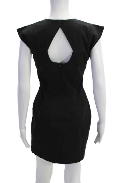 Sablyn Womens Palma Fitted Dress with Back Cut-Out - Black Size M