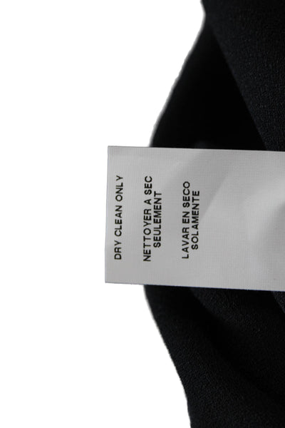 Karen Kane Womens Elastic Waistband Textured Lined Skirt Black Size M
