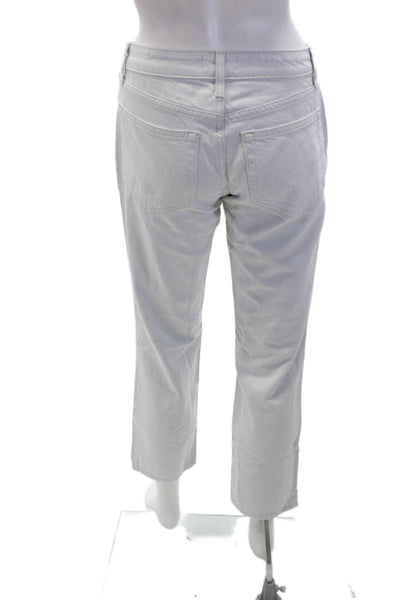 L'AGENCE Womens Mateo Mr Slouchy Straight Jeans - Blue Frost Size 23