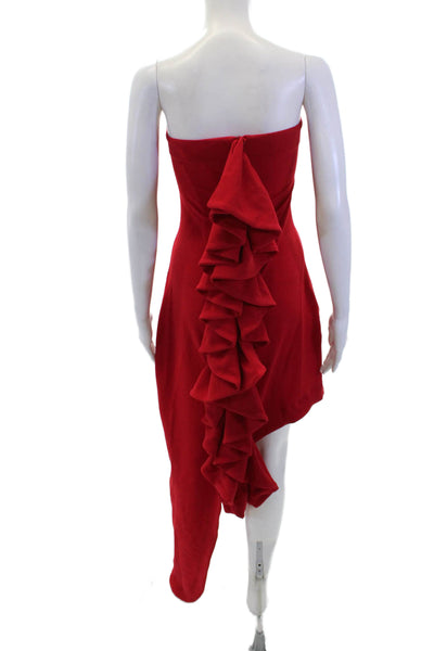 Orire Womens June Dress - Orange Size 8