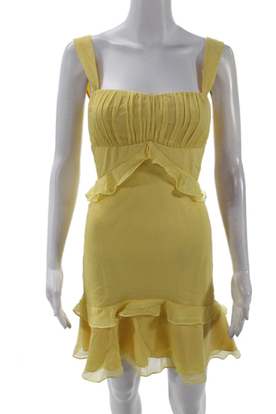 SALONI Womens Chandra Short Dress - Sunlight Size 0