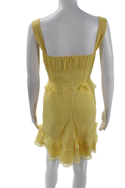 SALONI Womens Chandra Short Dress - Sunlight Size 0