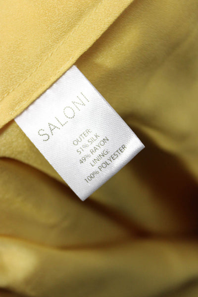 SALONI Womens Chandra Short Dress - Sunlight Size 0
