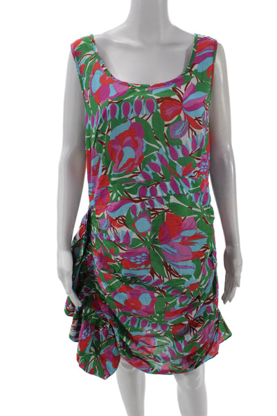 RHODE Womens Tilda Dress - White Fleur Tropicale Size 14
