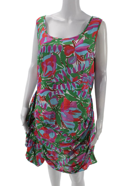 RHODE Womens Tilda Dress - White Fleur Tropicale Size 14