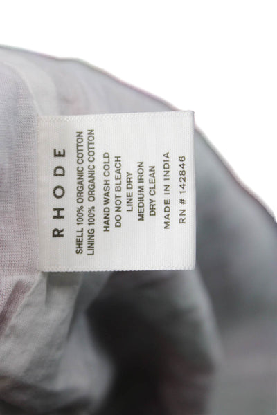 RHODE Womens Tilda Dress - White Fleur Tropicale Size 14