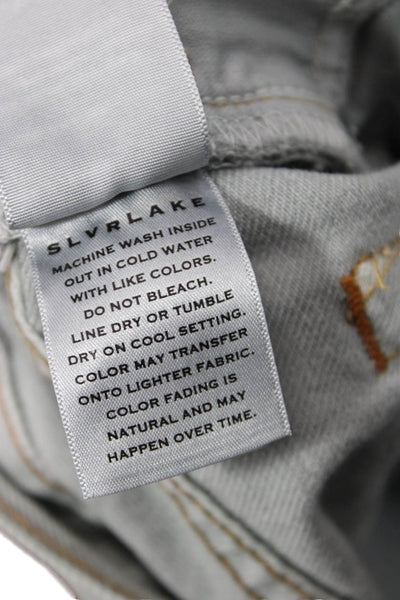 SLVRLAKE Womens Sophie Long Jeans - Agate Grey Size 24