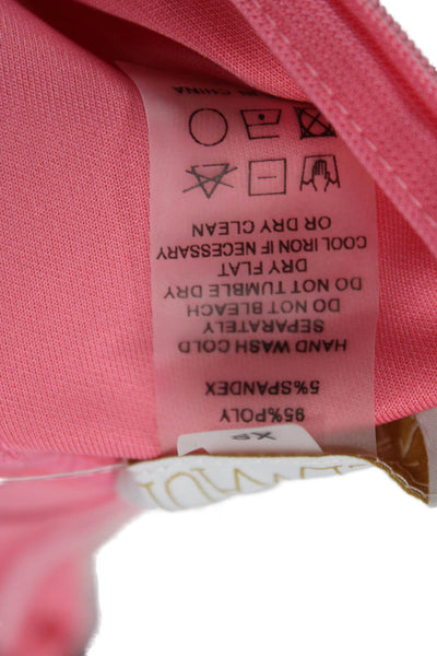 Victor Glemaud Womens Bustier Dress - Pink Shock Size XS