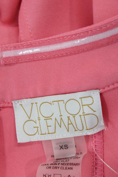 Victor Glemaud Womens Bustier Dress - Pink Shock Size XS