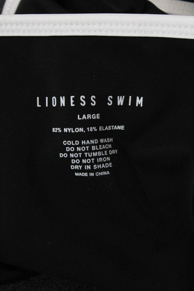 Lioness Womens Soulmate Bikini Bottoms - Onyx Size L