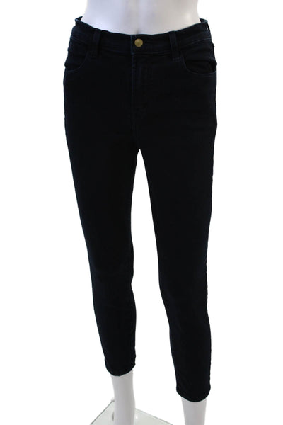 J Brand Women's Midrise Five Pocket Dark Wash Skinny Denim Pants Size 27