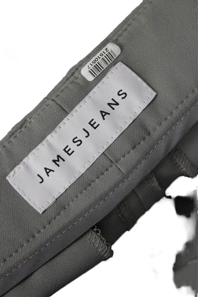 James Jeans Women's Hook Closure Pocket Pleated Mini Skort Gray Size 27