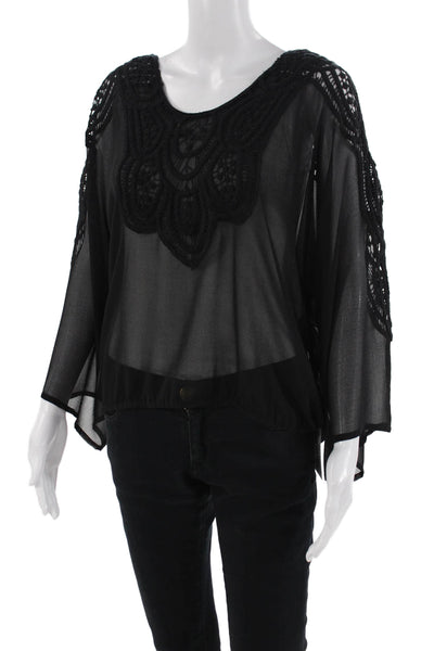 Fate. Womens Long Ruffled Balloon Sleeves Button Down Blouse Pink Size Medium
