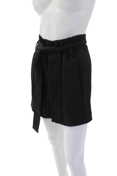Wilfred Womens High Rise Belted Knit Short Shorts Black Size 2