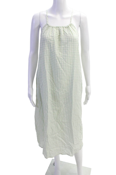 American Vintage Womens Midi Dress - Vichy Opale Size S