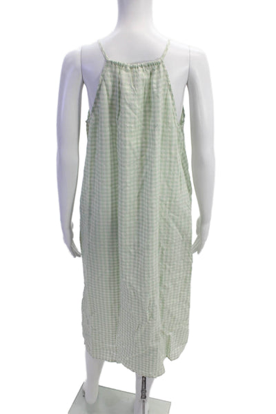 American Vintage Womens Midi Dress - Vichy Opale Size S