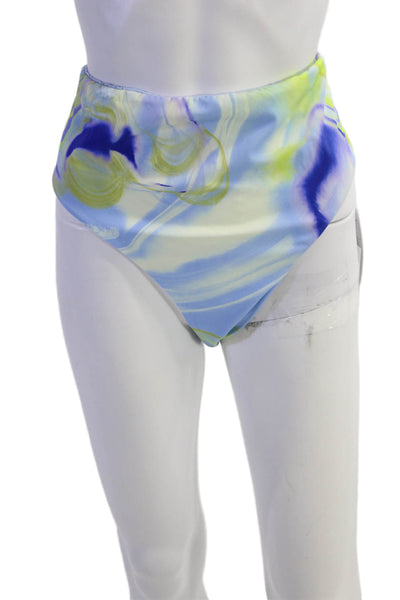 Nomads Womens Playa Bikini Bottoms - Geode Print/Sky Size 4XL