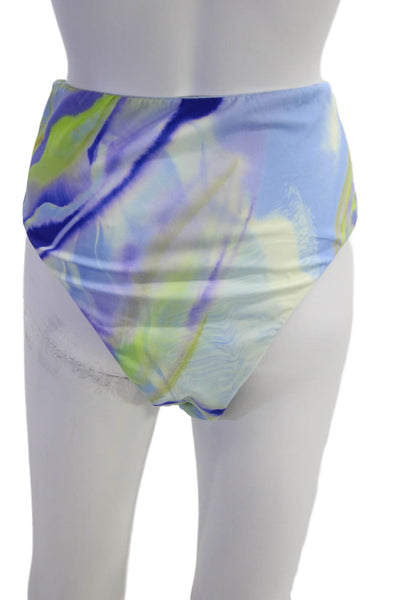 Nomads Womens Playa Bikini Bottoms - Geode Print/Sky Size 4XL