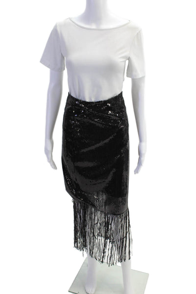 Autumn Adeigbo Womens Ara Skirt - Black Size 0