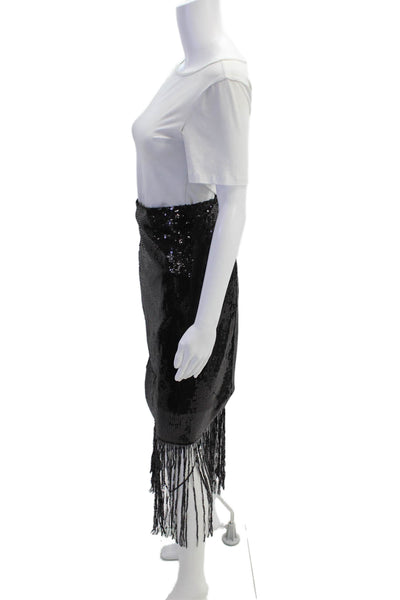 Autumn Adeigbo Womens Ara Skirt - Black Size 0