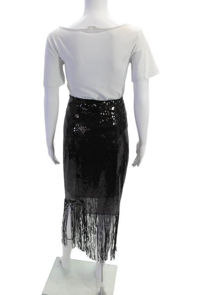 Autumn Adeigbo Womens Ara Skirt - Black Size 0
