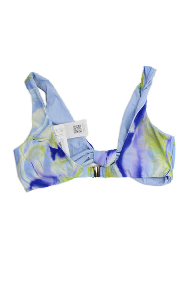 Nomads Womens Playa Bikini Top - Geode Print/Sky Size 3XL